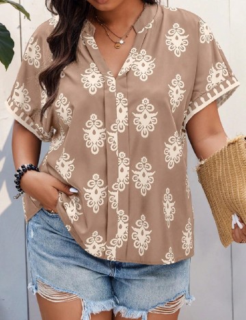 Bluza SHEIN CURVE, crem