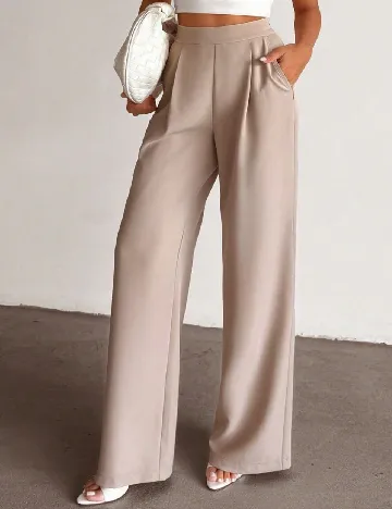 Pantaloni SHEIN, crem Crem