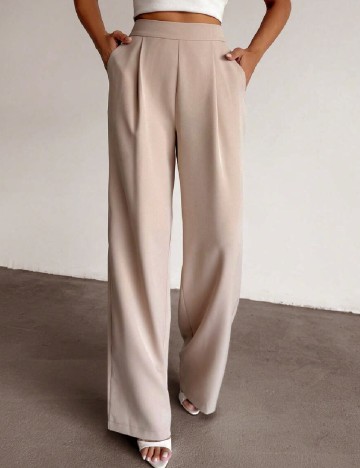 Pantaloni SHEIN, crem