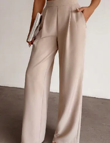 Pantaloni SHEIN, crem Crem