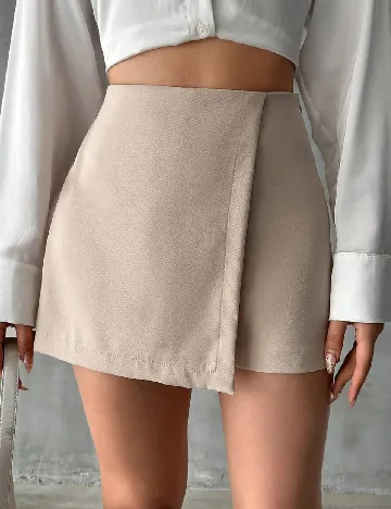 Fusta pantalon SHEIN, crem Crem