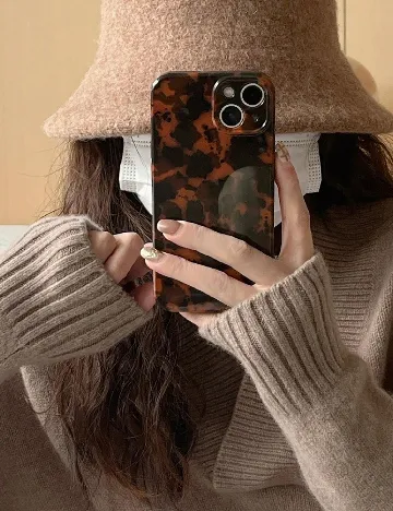 Husa iPhone 14 Pro SHEIN, maro Maro