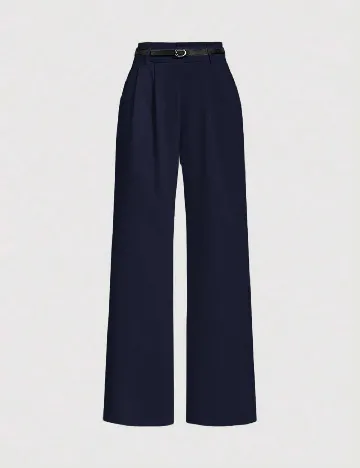 Pantaloni SHEIN, albastru Albastru