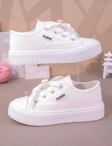 Tenisi Shein Kids, alb