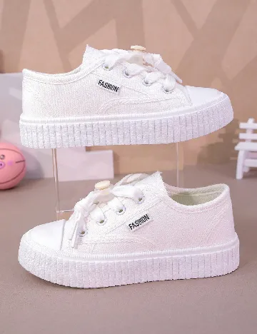 Tenisi Shein Kids, alb Alb