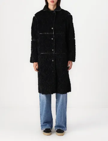 Palton Jacqueline de Yong, negru Negru