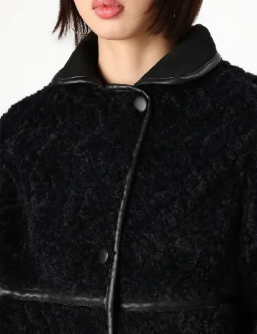 Palton Jacqueline de Yong, negru Negru