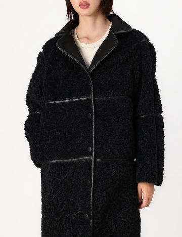 Palton Jacqueline de Yong, negru