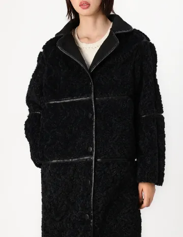 Palton Jacqueline de Yong, negru Negru