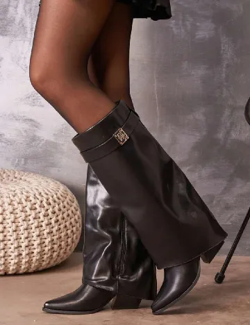 Cizme SHEIN, negru Negru