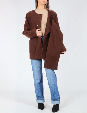 Palton Vero Moda, maro