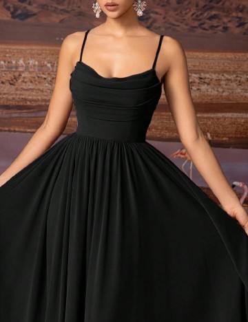 Rochie lunga SHEIN, negru