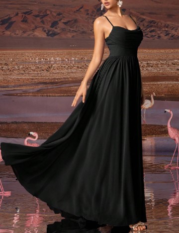 Rochie lunga SHEIN, negru