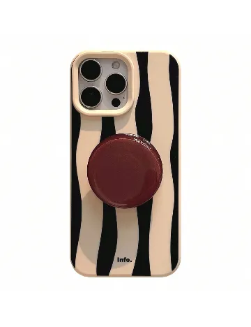Husa iPhone 14 Pro Max SHEIN, bej/negru Crem