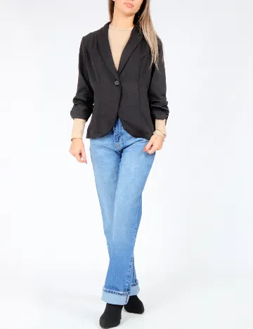 Sacou SHEIN, negru Negru