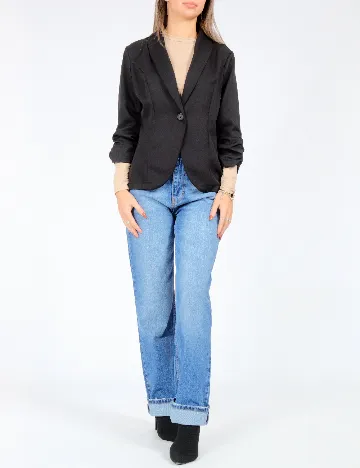 Sacou SHEIN, negru Negru