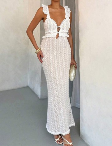 Rochie lunga SHEIN, alb