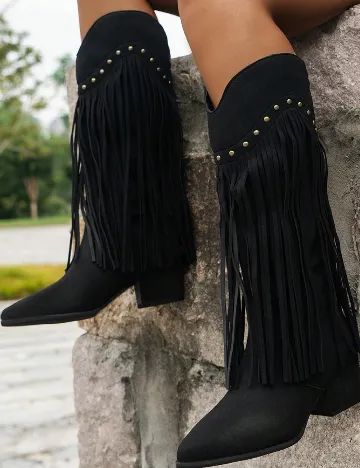 Cizme SHEIN, negru Negru