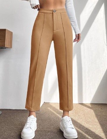 Pantaloni SHEIN, maro