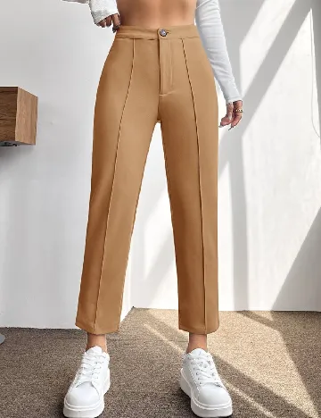 Pantaloni SHEIN, maro Maro