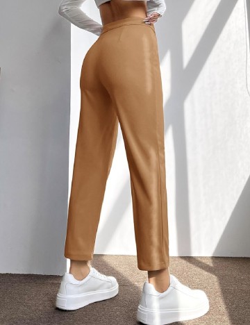 Pantaloni SHEIN, maro