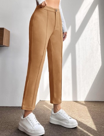 Pantaloni SHEIN, maro