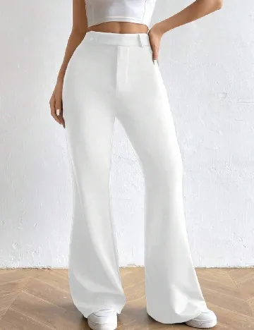 Pantaloni SHEIN, alb Alb