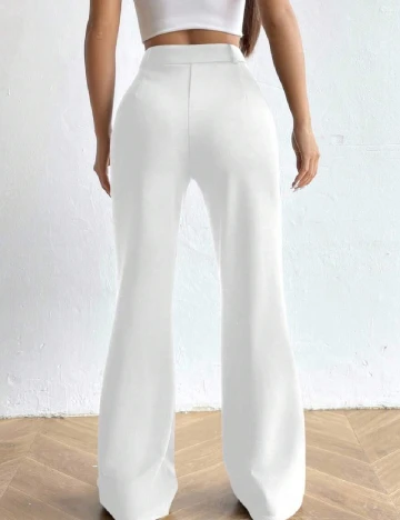 Pantaloni SHEIN, alb Alb