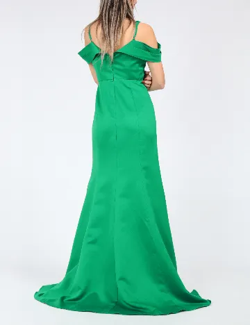 Rochie lunga Moevio, verde Verde