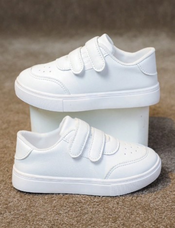 Adidasi Shein Kids, alb