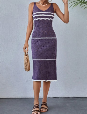 Rochie medie SHEIN, mov