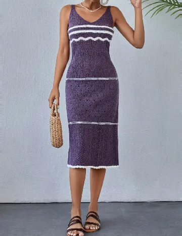 Rochie medie SHEIN, mov Mov