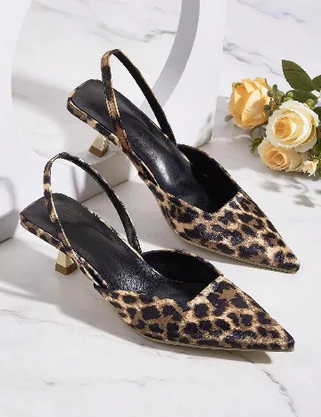 Pantofi SHEIN, animal print Animal print