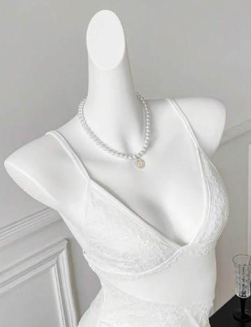 Rochie scurta SHEIN, alb