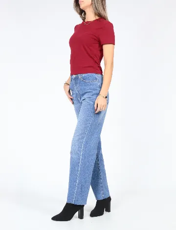 Top SHEIN, visiniu Rosu