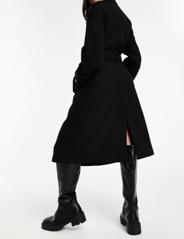 Palton Bershka, negru