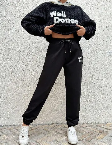 Compleu SHEIN, negru Negru