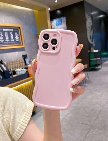 Husa iPhone 15 SHEIN, roz