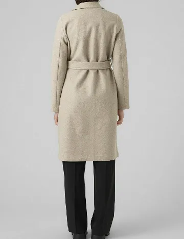 Palton Vero Moda, bej Crem