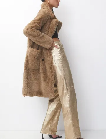 Palton Pull&Bear, maro Maro