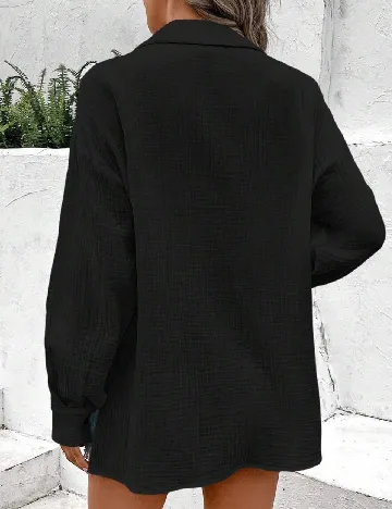 Camasa SHEIN, negru Negru