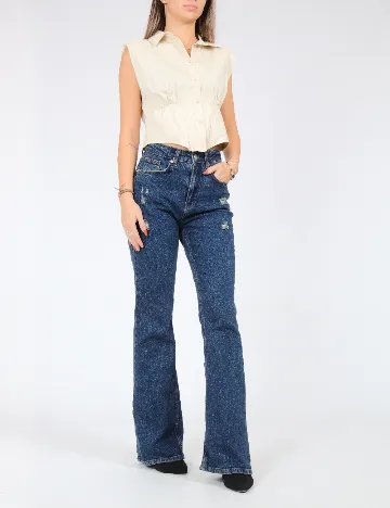Blugi SHEIN, bleumarin Albastru