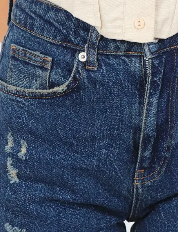 Blugi SHEIN, bleumarin Albastru