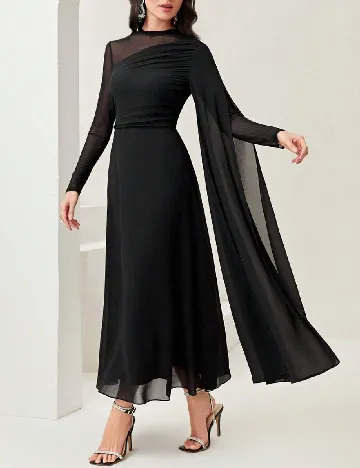 Rochie lunga SHEIN, negru Negru