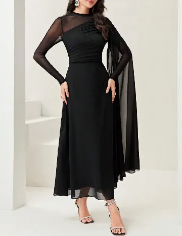 Rochie lunga SHEIN, negru Negru