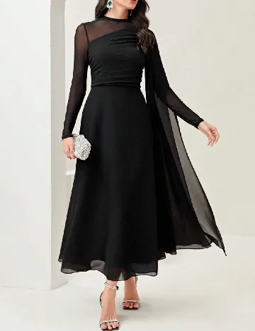 Rochie lunga SHEIN, negru Negru