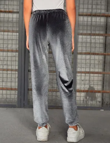 Pantaloni Shein Kids, gri Gri