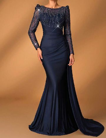 Rochie lunga SHEIN, bleumarin