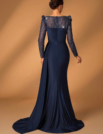Rochie lunga SHEIN, bleumarin