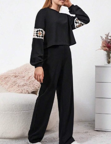 Compleu Shein Kids, negru